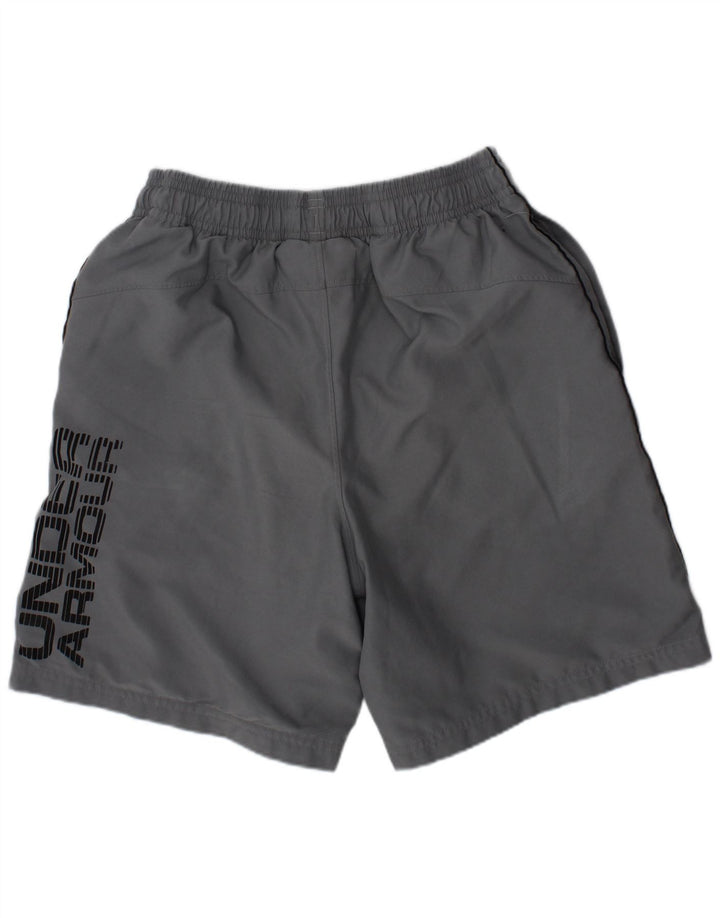 Under Armour drenge grafiske sportsshorts 10-11 år mellemgrå sport