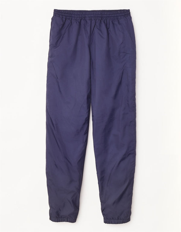 Vintage træningsdragt til mænd Joggers Large Navy Blue Colourblock