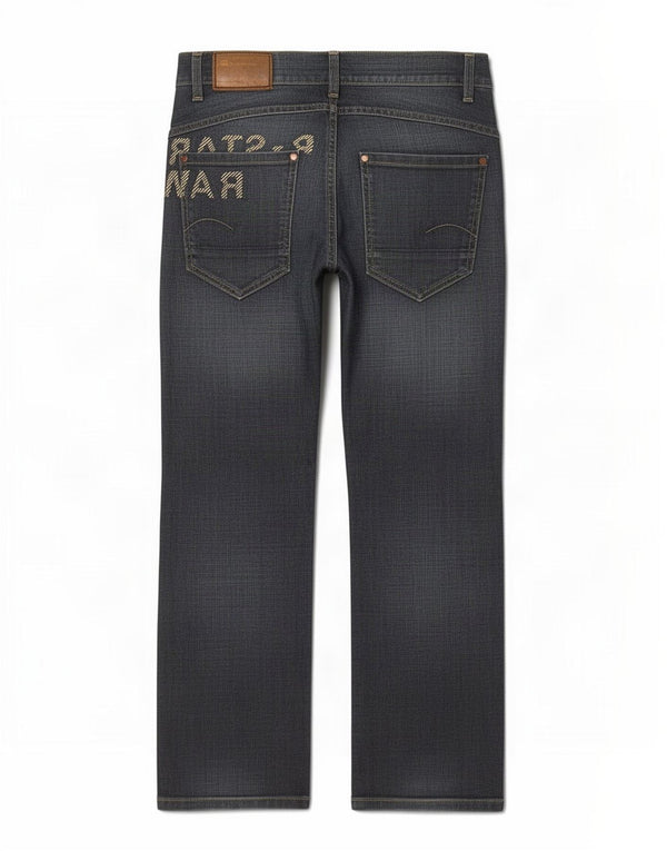 G-Star Graphic Straight Jeans til kvinder W31 L32 Marineblå Bomuld