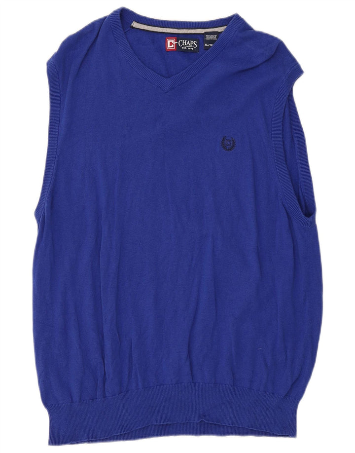 CHAPS Herrevest Tank Top XL Blå Bomuld
