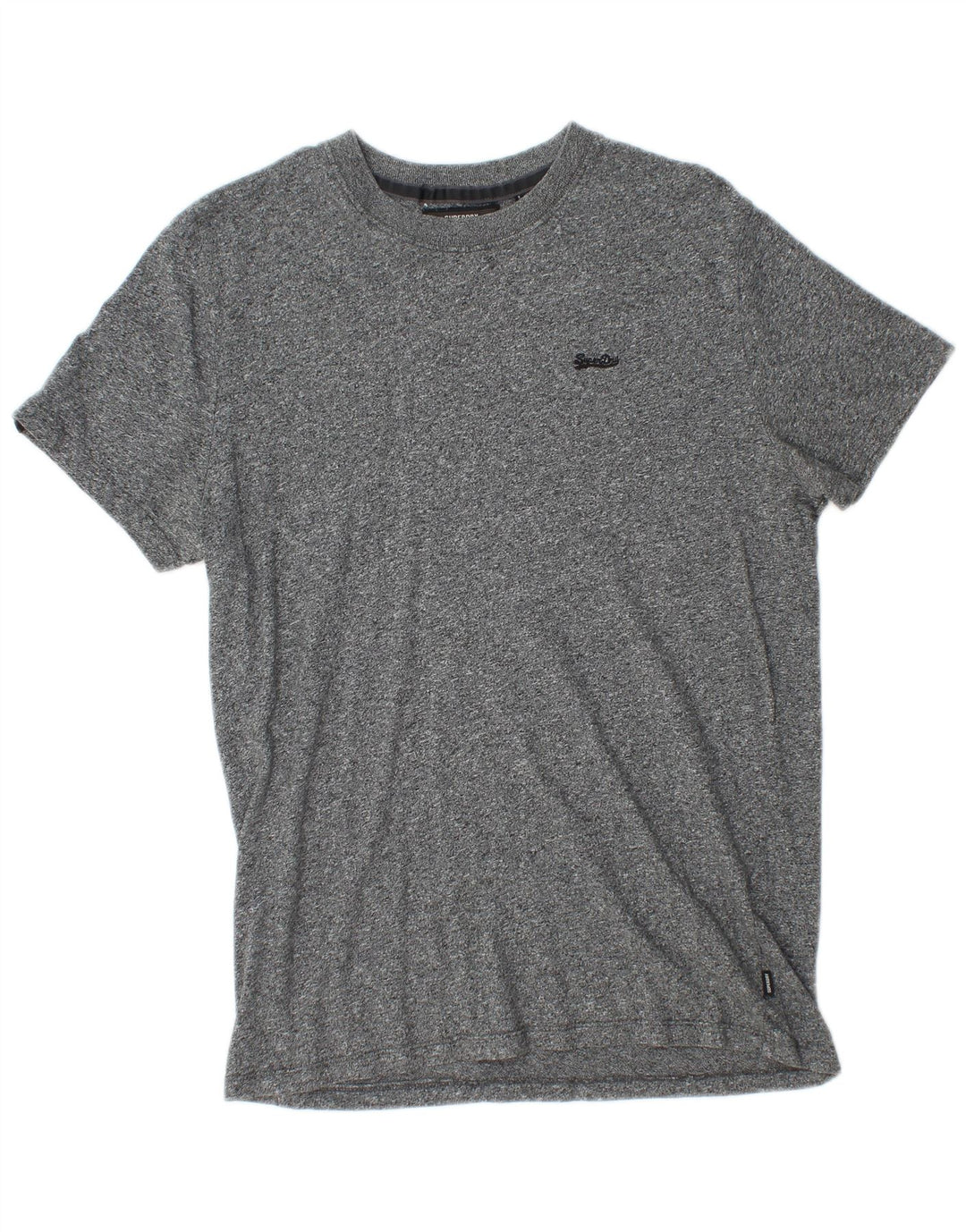Superdry T-shirt top mellem grå bomuld til mænd