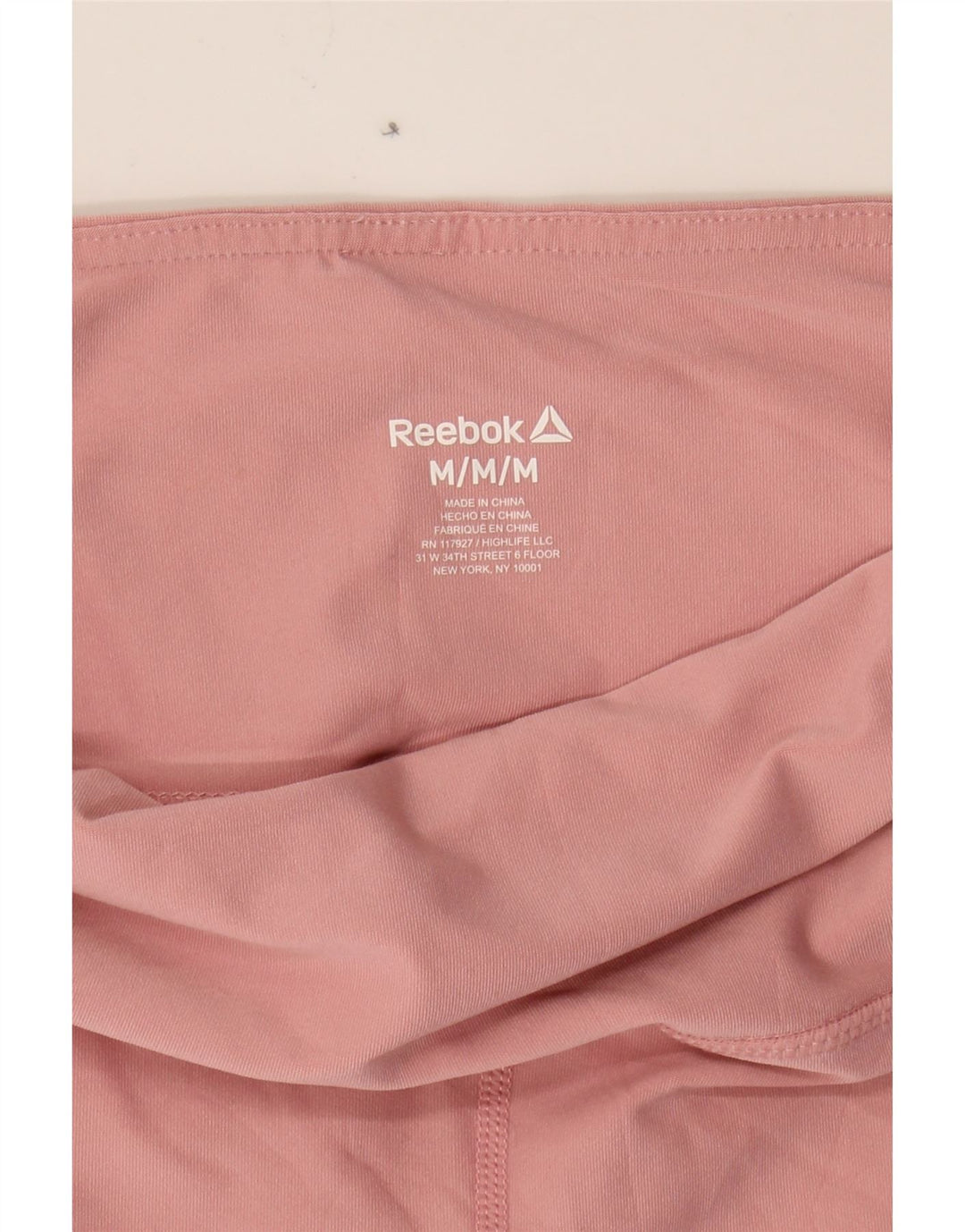 REEBOK Womens Sport Shorts UK 14 Medium Pink Polyester Vintage Reebok and Second-Hand Reebok from Messina Hembry 