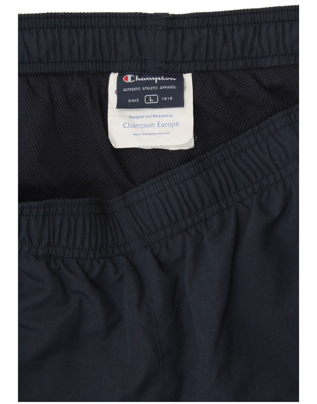 Champion Herre træningsdragt Bukser Large Navy Blue Colourblock Polyester
