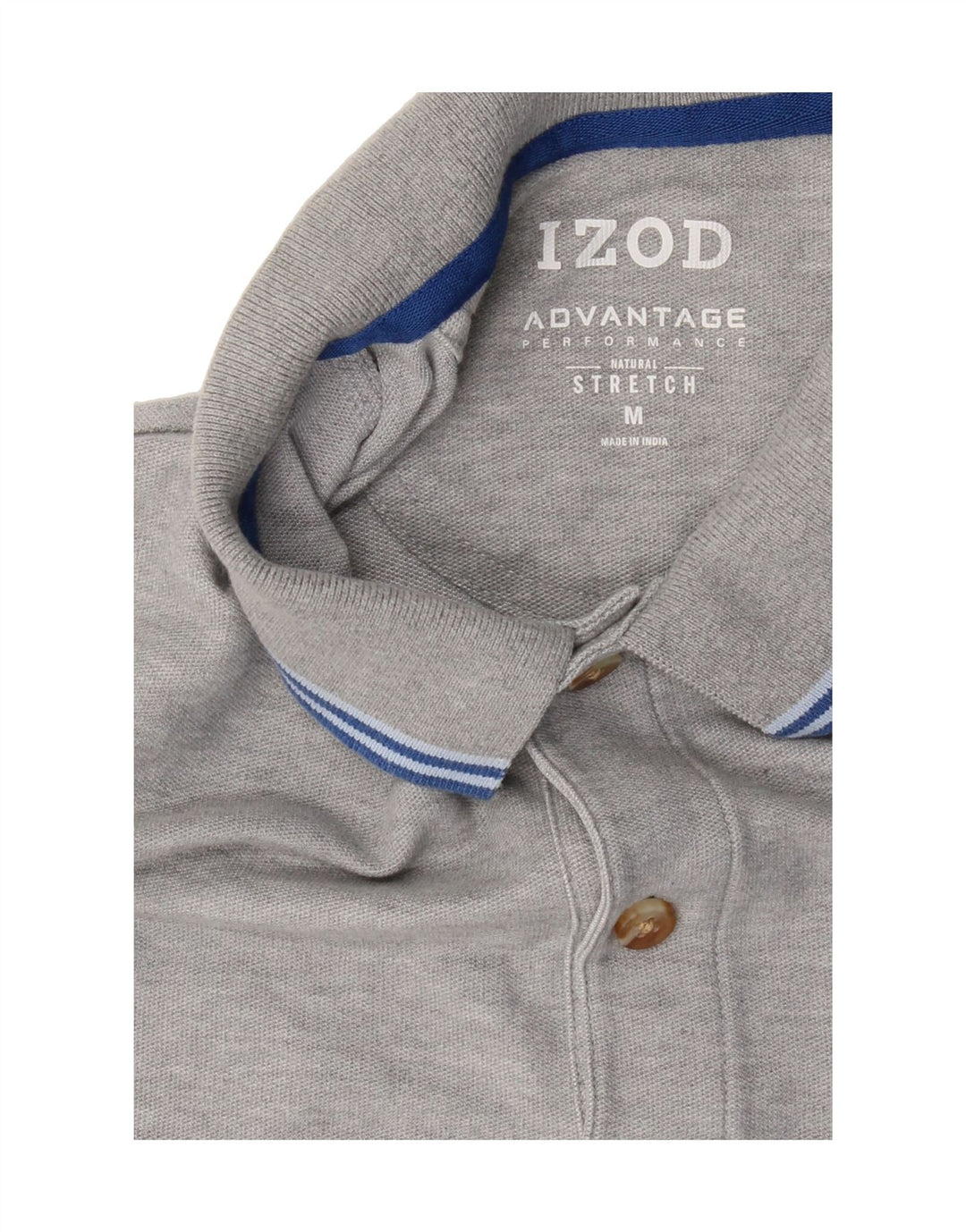 IZOD Mens Polo Shirt Medium Grey Vintage Izod and Second-Hand Izod from Messina Hembry 