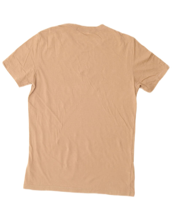 CALVIN KLEIN JEANS Grafisk T-shirt til mænd, medium brun bomuld