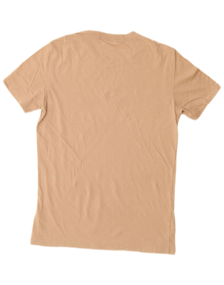 CALVIN KLEIN JEANS Grafisk T-shirt til mænd, medium brun bomuld