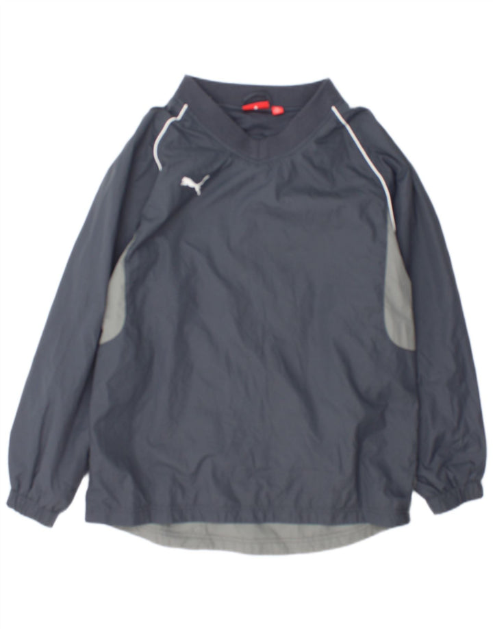 Zara Boys Pullover Træningsdragt Top 13-14 År Grå Colourblock Polyester