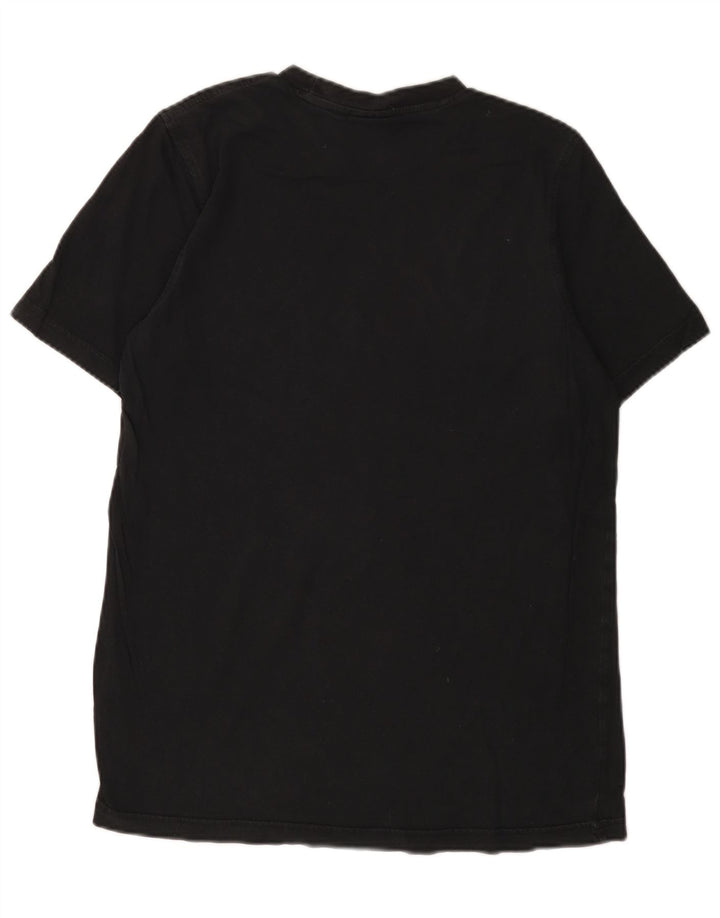 Adidas Herre grafisk T-shirt Top Medium Sort Bomuld
