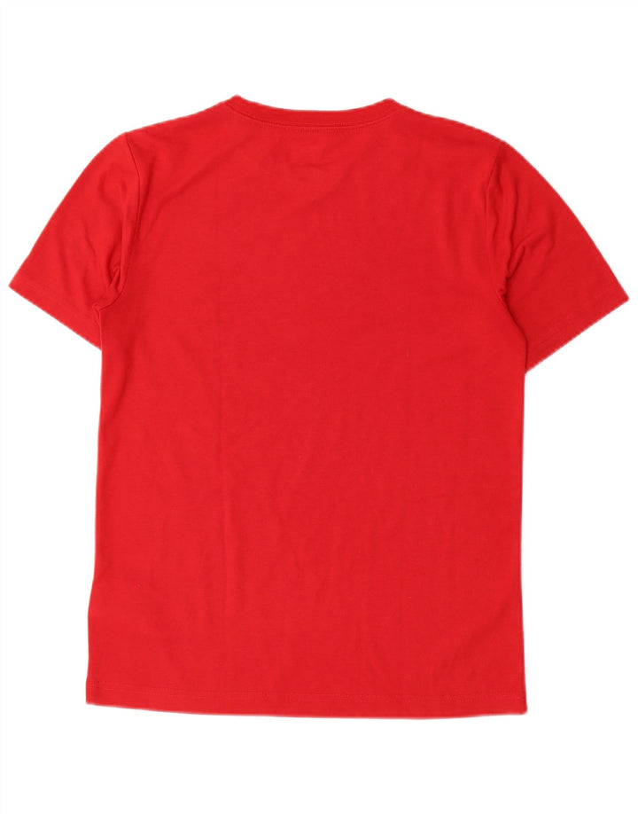 Jordan Boys Grafisk T-Shirt Top 12-13 År Stor Rød Polyester