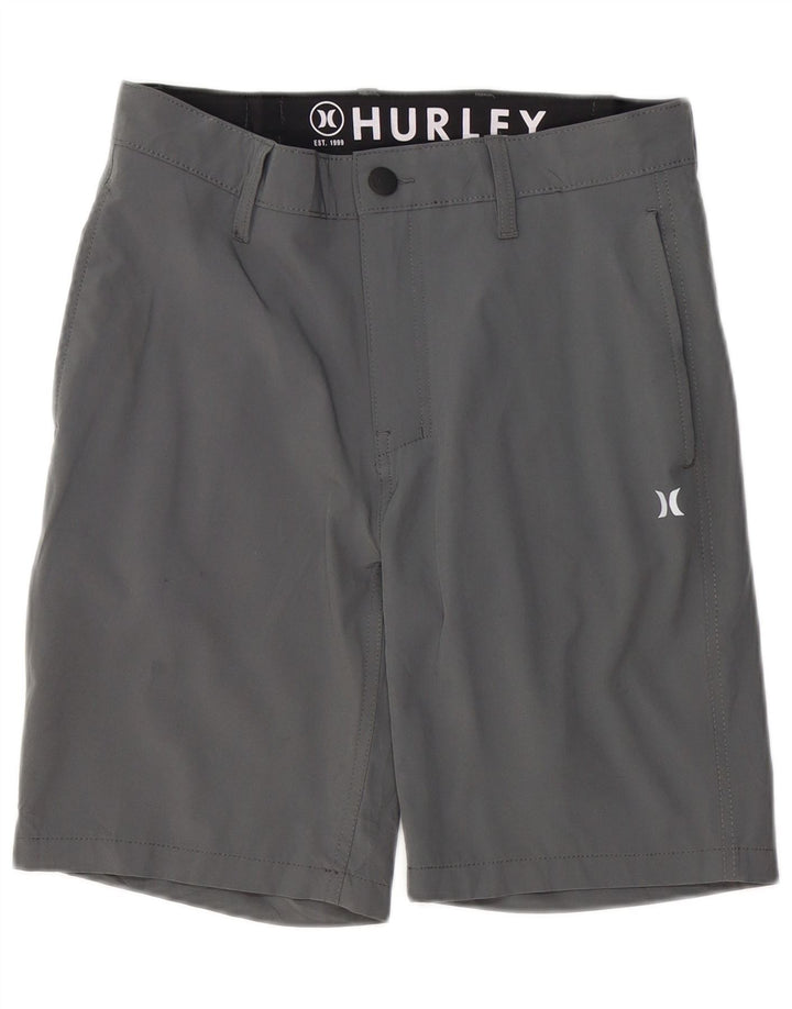 HURLEY Chino Shorts til mænd W30 mellemgrå polyester
