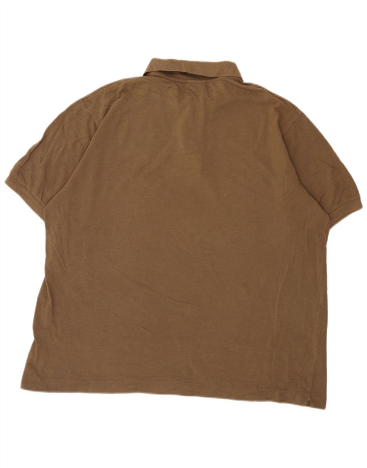 Lacoste herre poloskjorte str. 7 2XL brun bomuld