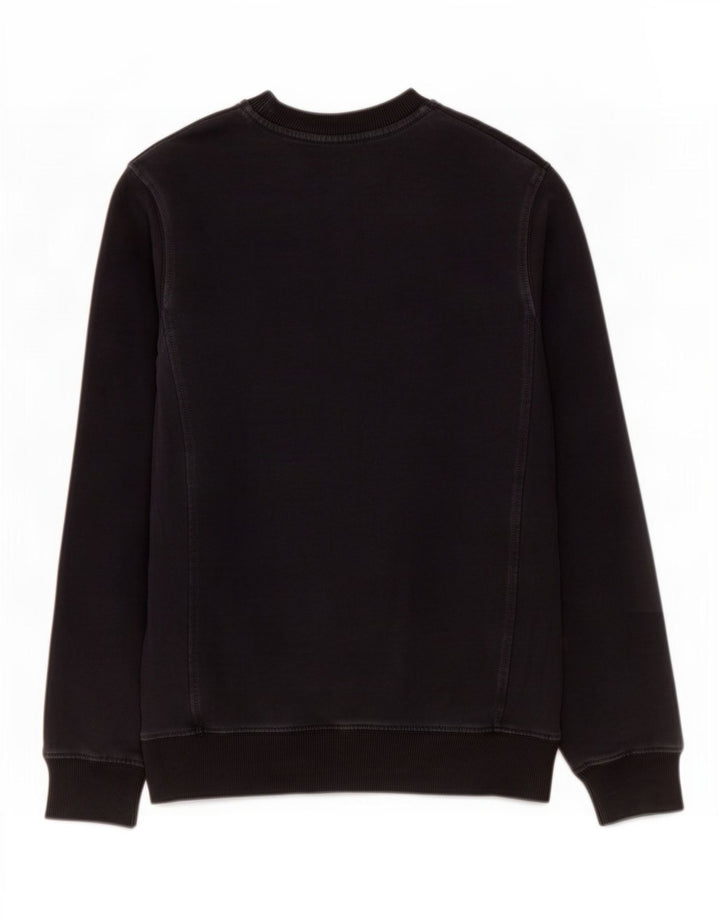 Lee Mens Graphic Sweatshirt Jumper Small Black Cotton