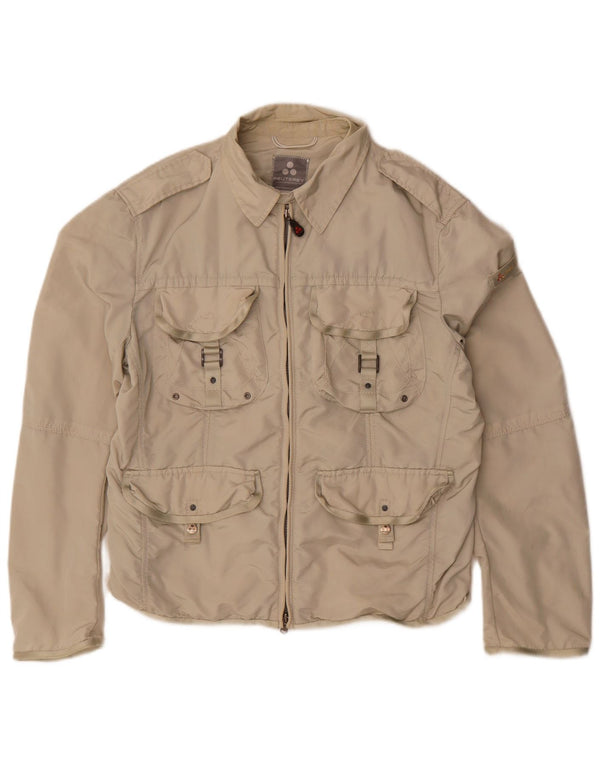 PEUTEREY Herre Utility Jacket UK 40 Large Beige