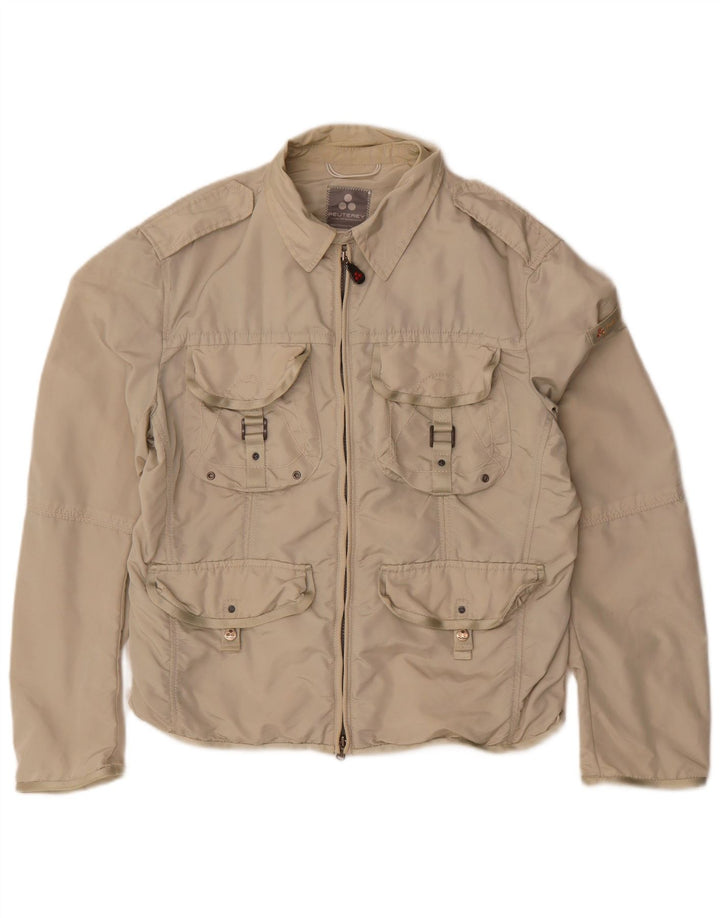 PEUTEREY Herre Utility Jacket UK 40 Large Beige