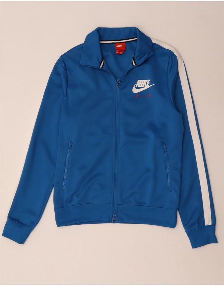 Nike træningsdragt til mænd, topjakke, lille blå farveblok polyester