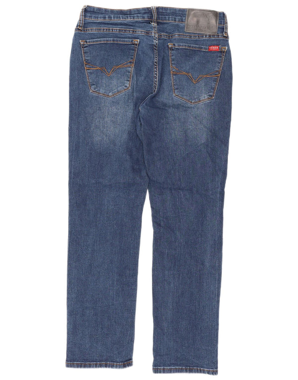 Guess lige slanke jeans til kvinder W30 L28 blå bomuld