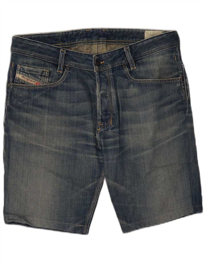 Diesel Herre Onijo Denim Shorts W33 Medium Blue Cotton