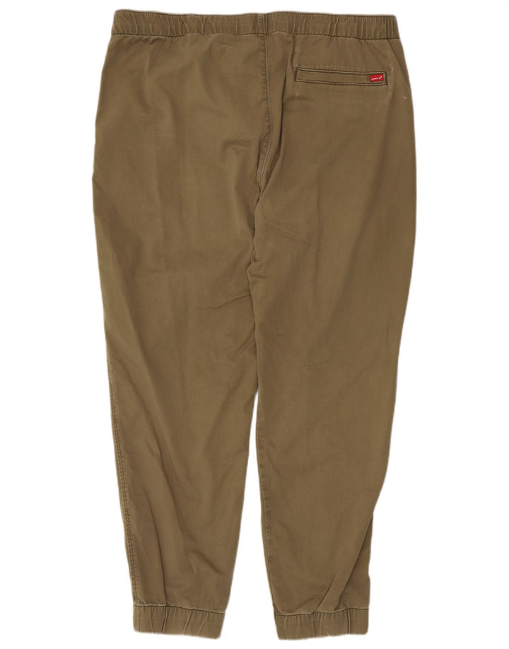 LEVI'S Joggers til mænd Chinobukser 2XL W40 L28 Khaki Bomuld