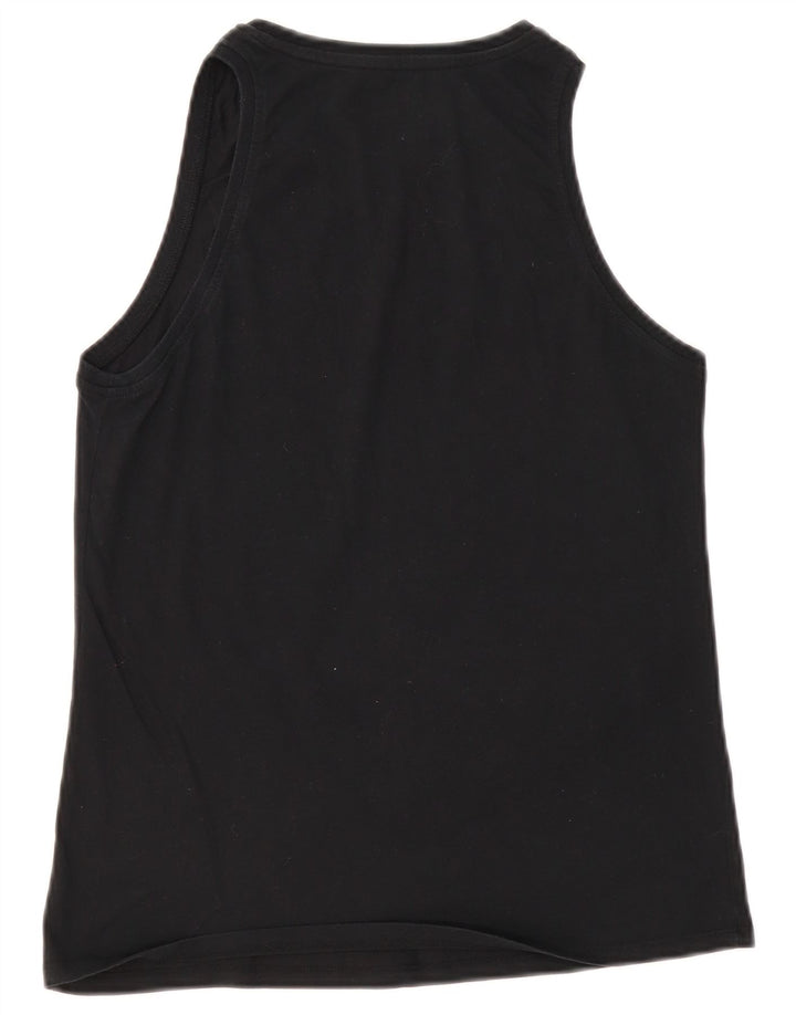 Nike Dame Dri Fit Grafisk Vest Top UK 10 Lille Sort