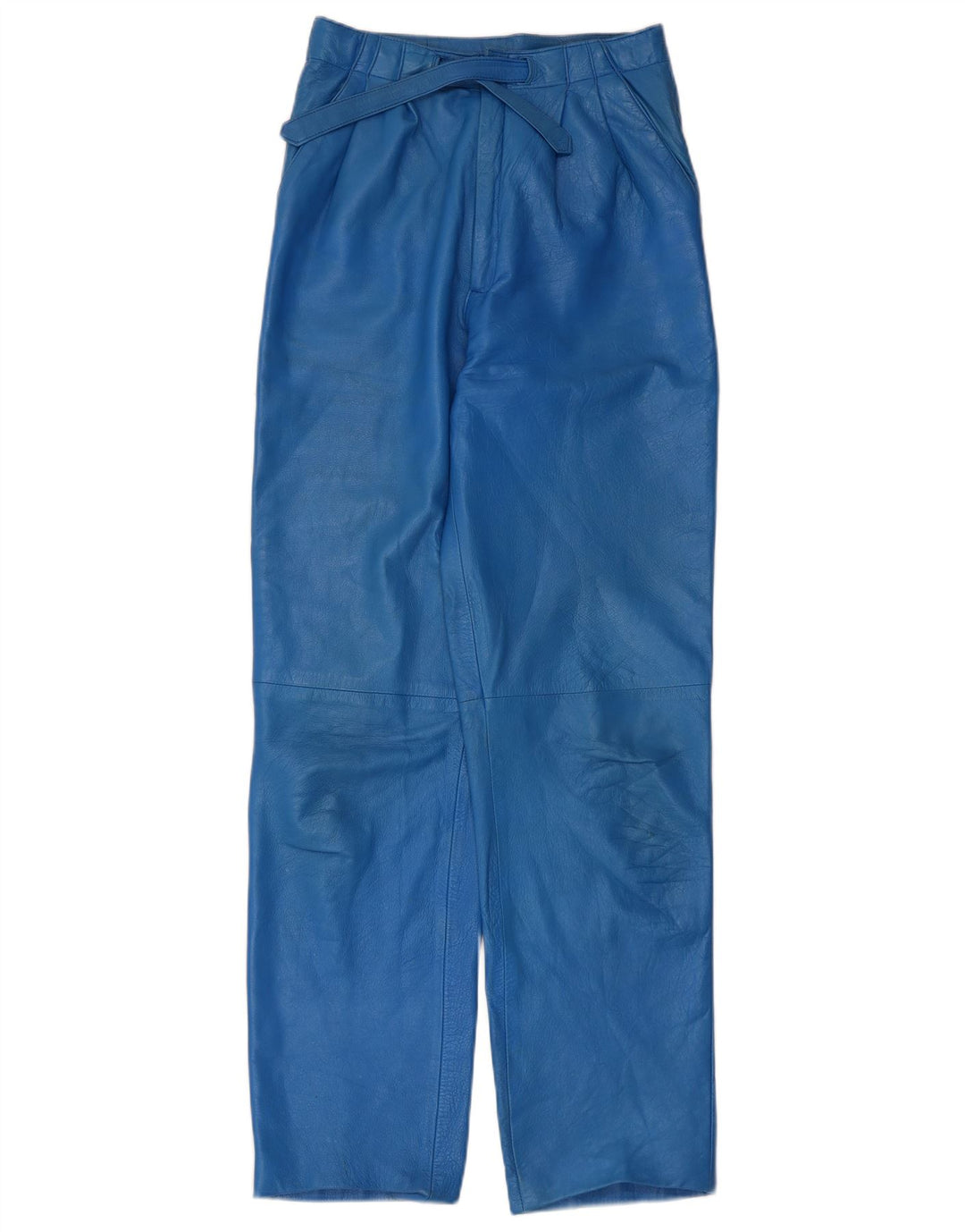 Vintage Dame Pegged Læderbukser IT 44 Medium W26 L30 Blå