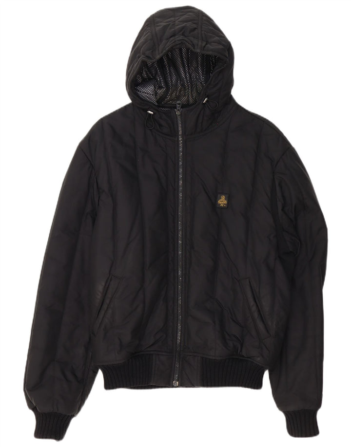 Refrigiwear Herre Sixty spa Polstret hættejakke UK 42 XL Sort Polyester