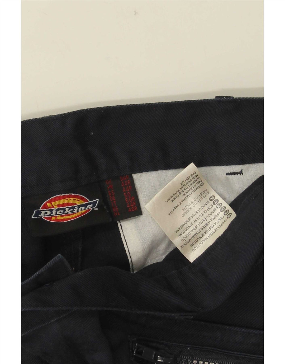 Dickies Straight Cargo bukser til mænd W34 L31 Marineblå polyester