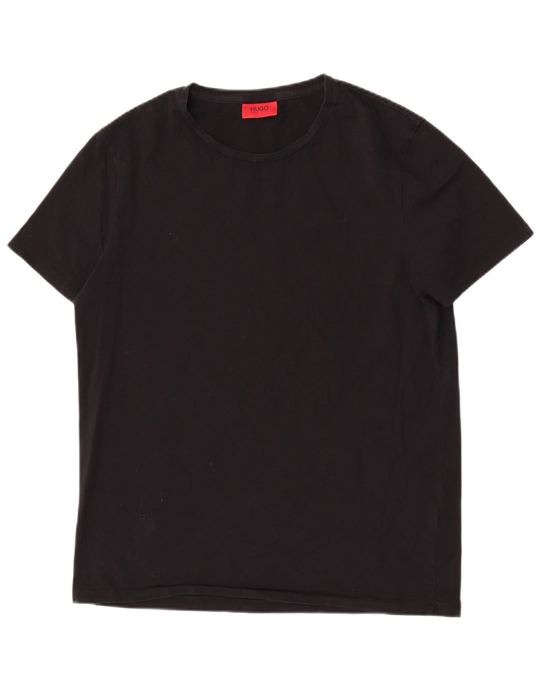 Hugo Boss Herre T-Shirt Top XL Sort Bomuld
