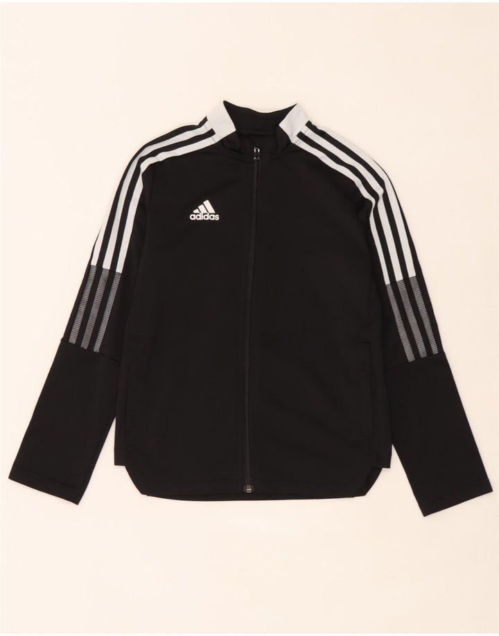 Adidas Træningsdragt Topjakke til drenge 9-10 år Sort Colourblock Polyester