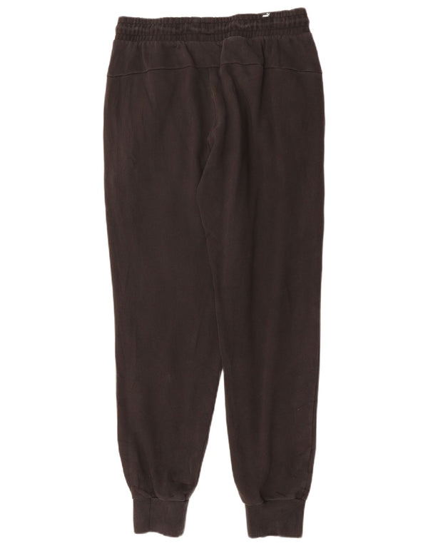 PUMA Mens Tracksuit Trousers Joggers Small Black Cotton