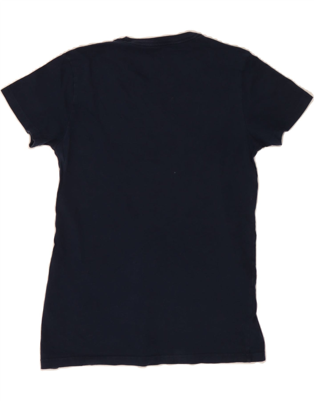 ADIDAS Womens Morris Graphic T-Shirt Top UK 12 Medium Navy Blue Vintage Adidas and Second-Hand Adidas from Messina Hembry 
