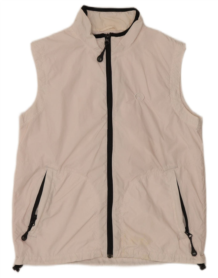 SERGIO TACCHINI Dame Ærmeløs træningsdragt Topjakke IT 46 Large White