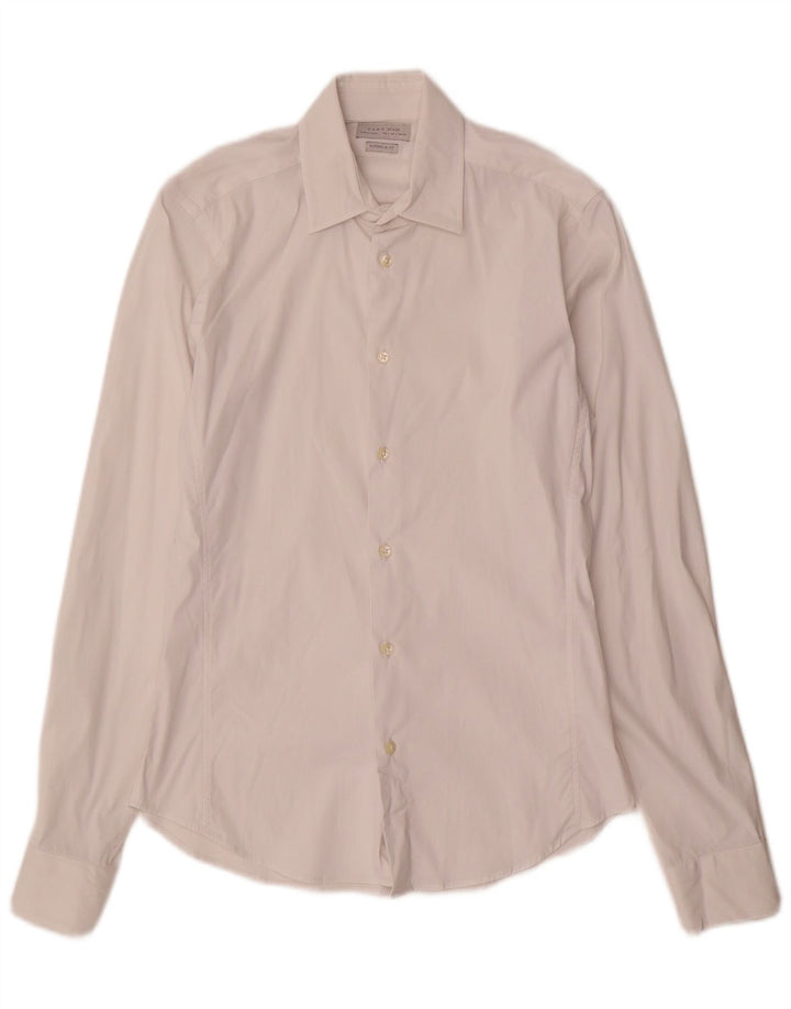 Zara Herre Super Slim Fit skjorte lille hvid
