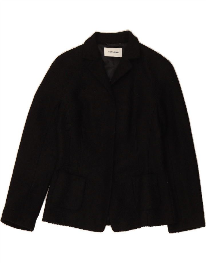 JOSEPH JANARD Womens Blazer Jacket EU 38 Medium Black Wool Vintage Joseph Janard and Second-Hand Joseph Janard from Messina Hembry 
