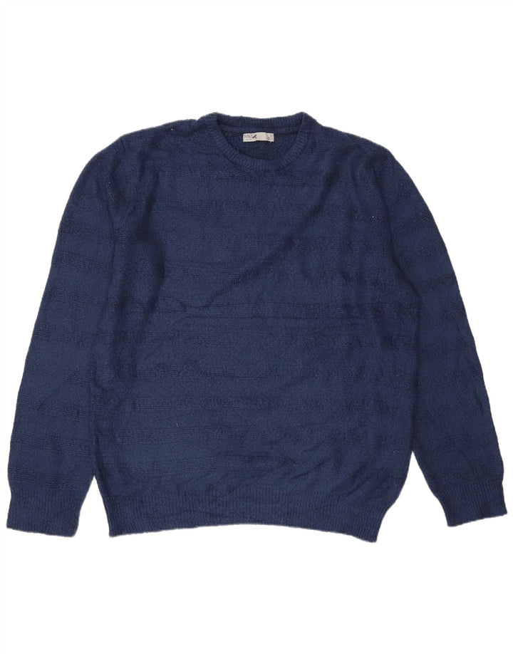 Marks & Spencer Herre sweater med rund hals XL marineblå