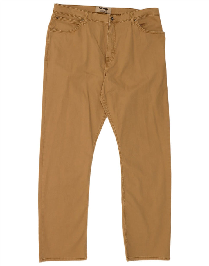 Wrangler Straight Cargo Bukser til mænd W38 L32 Beige Bomuld