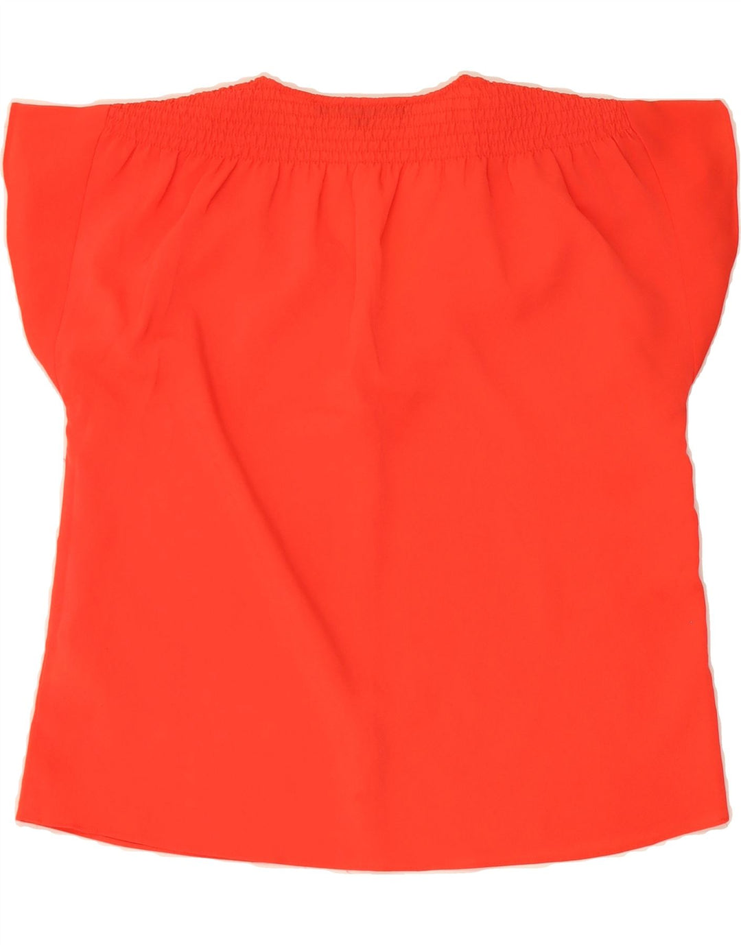 FRENCH CONNECTION Womens Oversized Blouse Top UK 10 Small Red Polyester Vintage French Connection and Second-Hand French Connection from Messina Hembry 