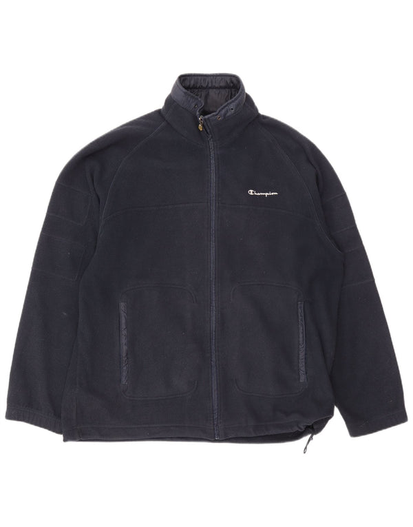 Champion Herre Fleecejakke UK 40 Large Navy Blue
