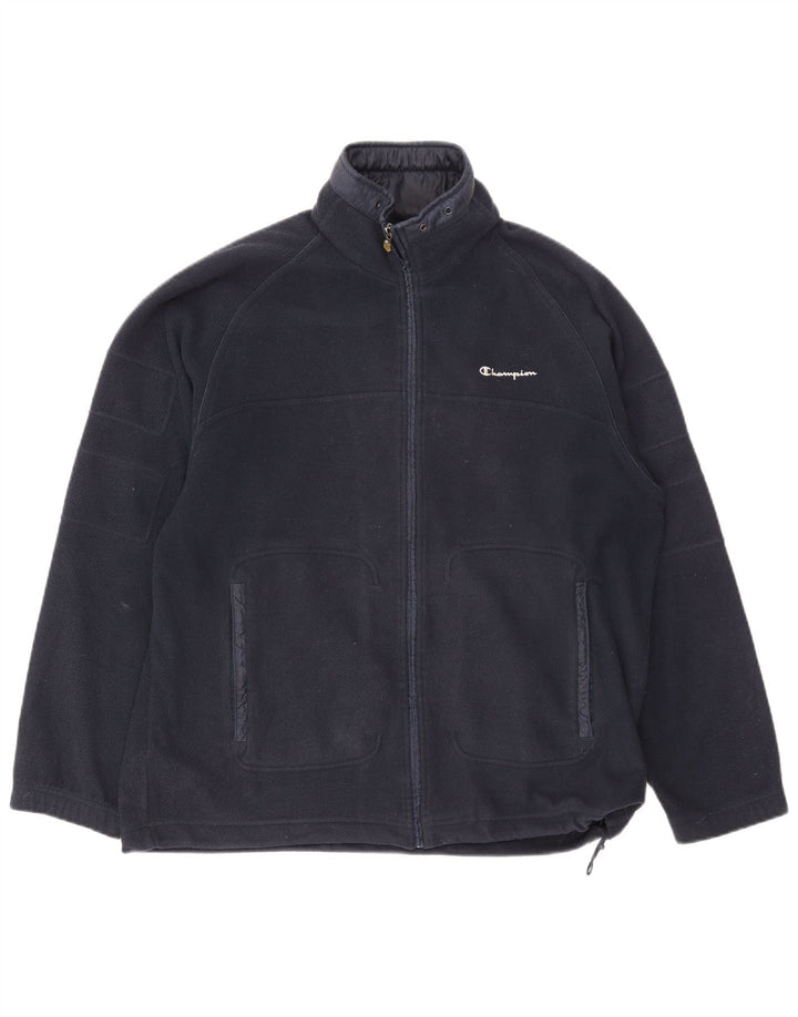 Champion Herre Fleecejakke UK 40 Large Navy Blue