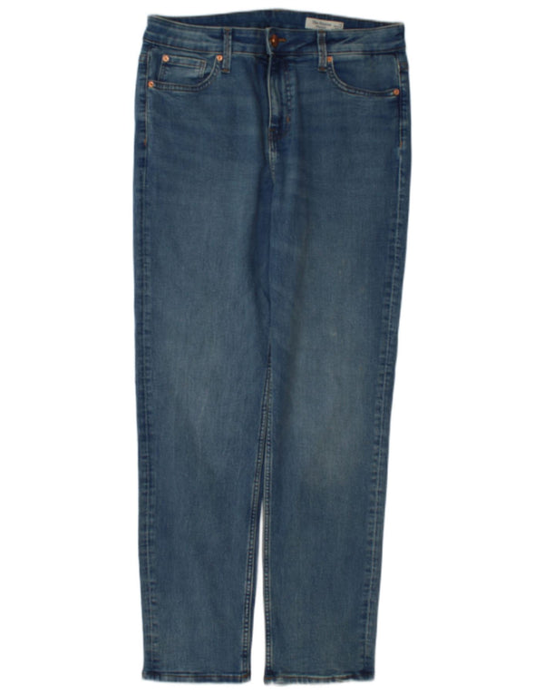 Marks & Spencer Womens Slim Jeans UK 14 Large W36 L29 Blue Cotton