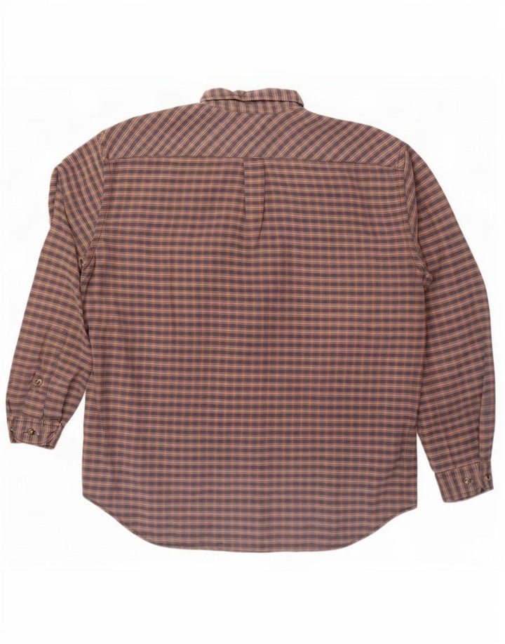 Marlboro Classics Herreskjorte XL Brun Gingham Bomuld