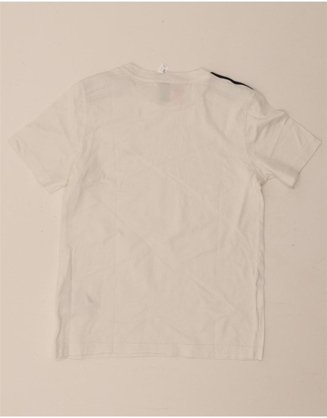 Adidas Boys T-Shirt Top 11-12 år Hvid Bomuld