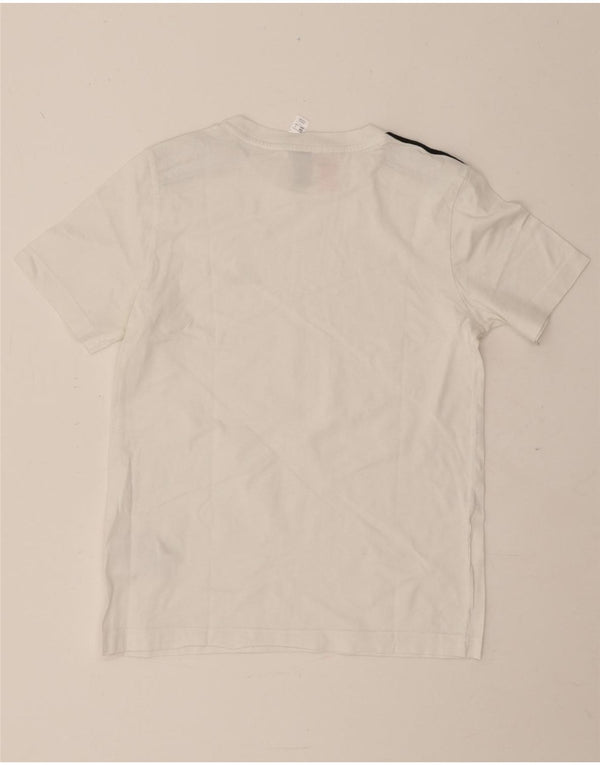 Adidas Boys T-Shirt Top 11-12 år Hvid Bomuld