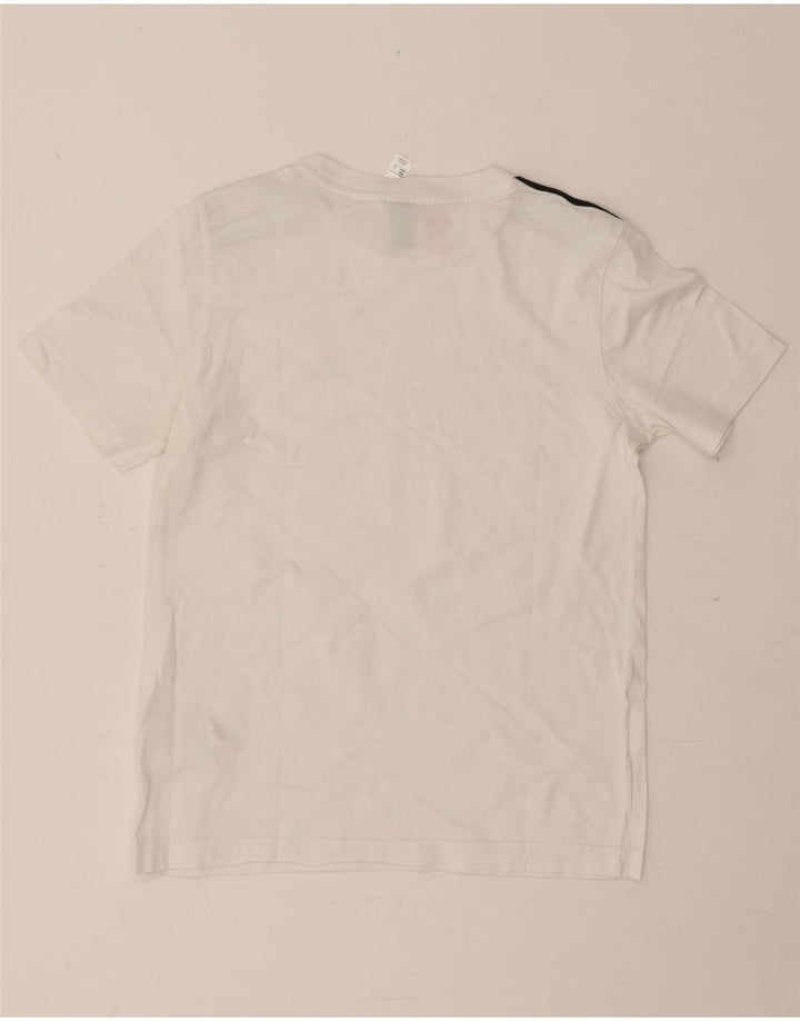 Adidas Boys T-Shirt Top 11-12 år Hvid Bomuld