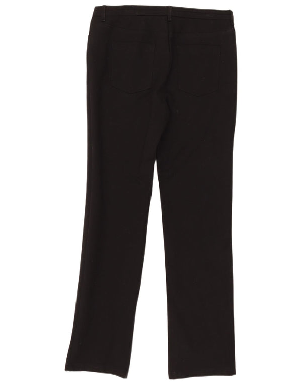 Marks & Spencer Dame Slim Casual Bukser UK 12 Medium W38 L30 Black