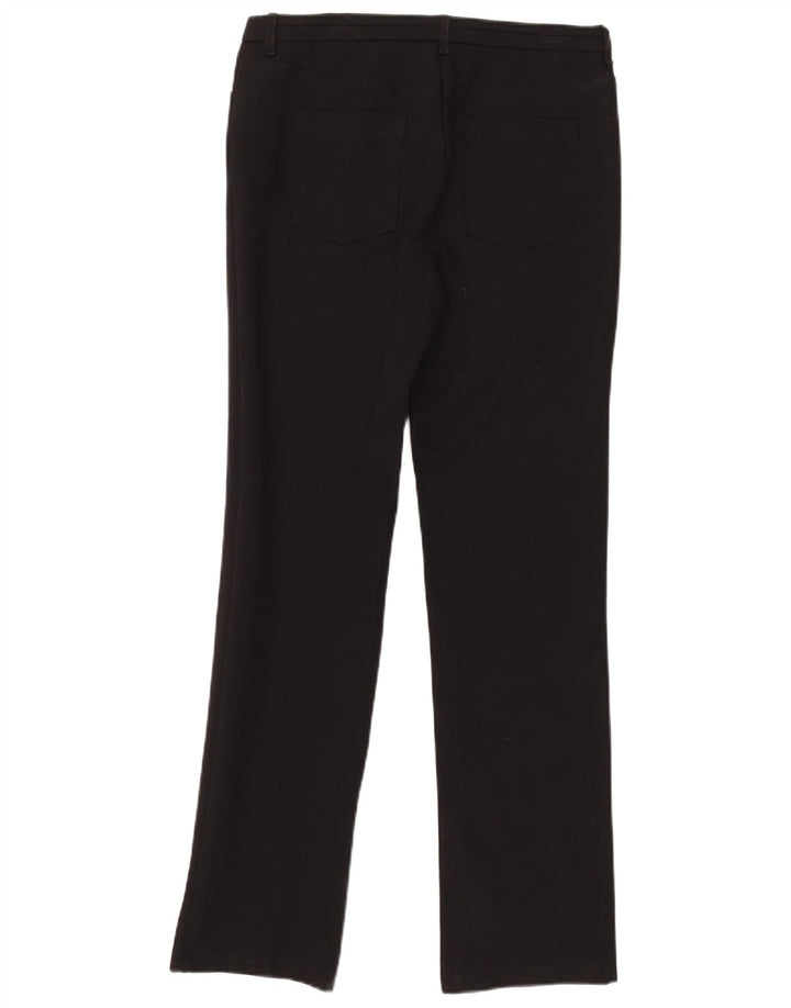 Marks & Spencer Dame Slim Casual Bukser UK 12 Medium W38 L30 Black
