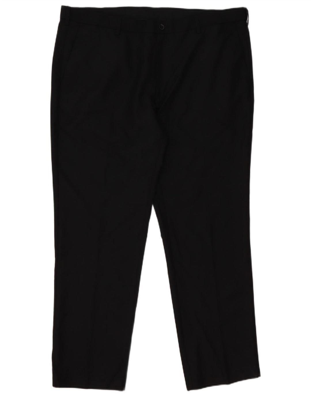 Marks & Spencer Herre Regular Fit Casual Bukser W42 L31 Sort Polyester