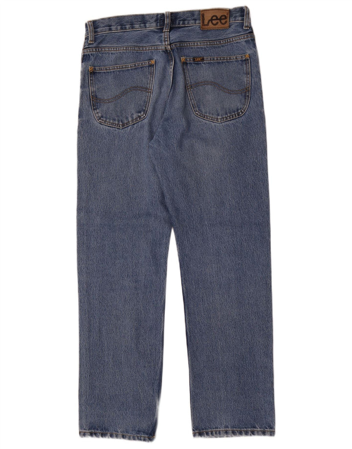 Lee Straight Jeans til mænd W32 L30 blå bomuld