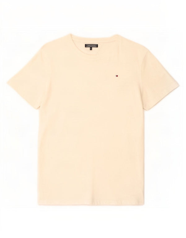 Tommy Hilfiger Boys T-Shirt Top 15-16 År Hvid Bomuld