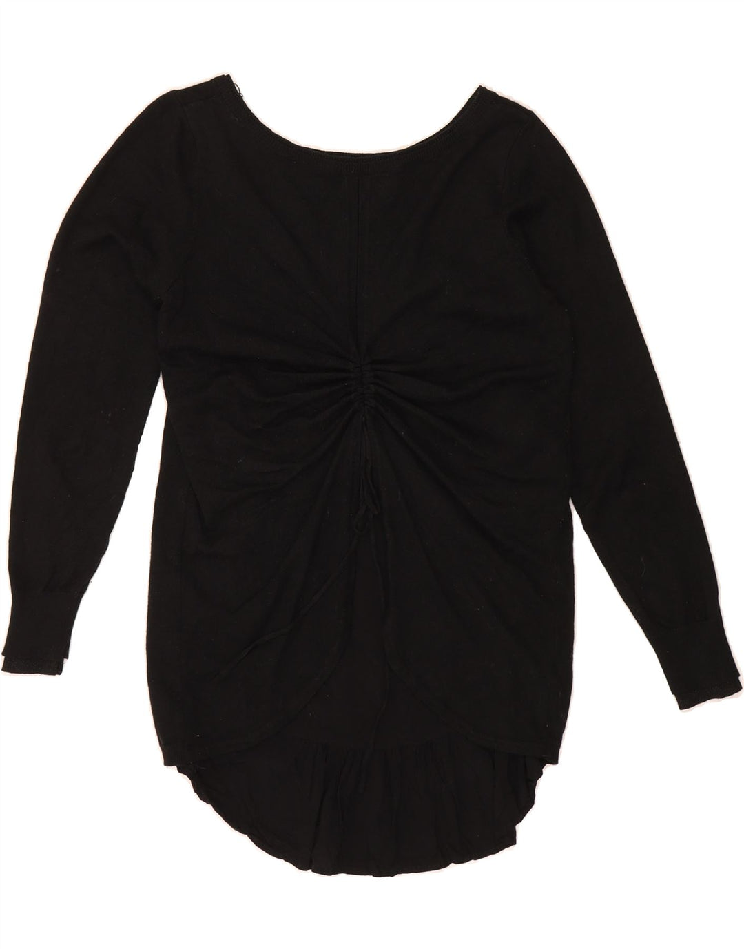 WHISTLE Womens Boat Neck Jumper Sweater UK 10 Small Black Viscose Vintage Whistle and Second-Hand Whistle from Messina Hembry 