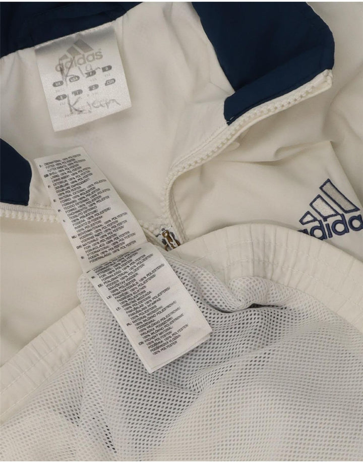 Adidas Træningsdragt Topjakke til drenge 11-12 år Hvid Colourblock Polyester